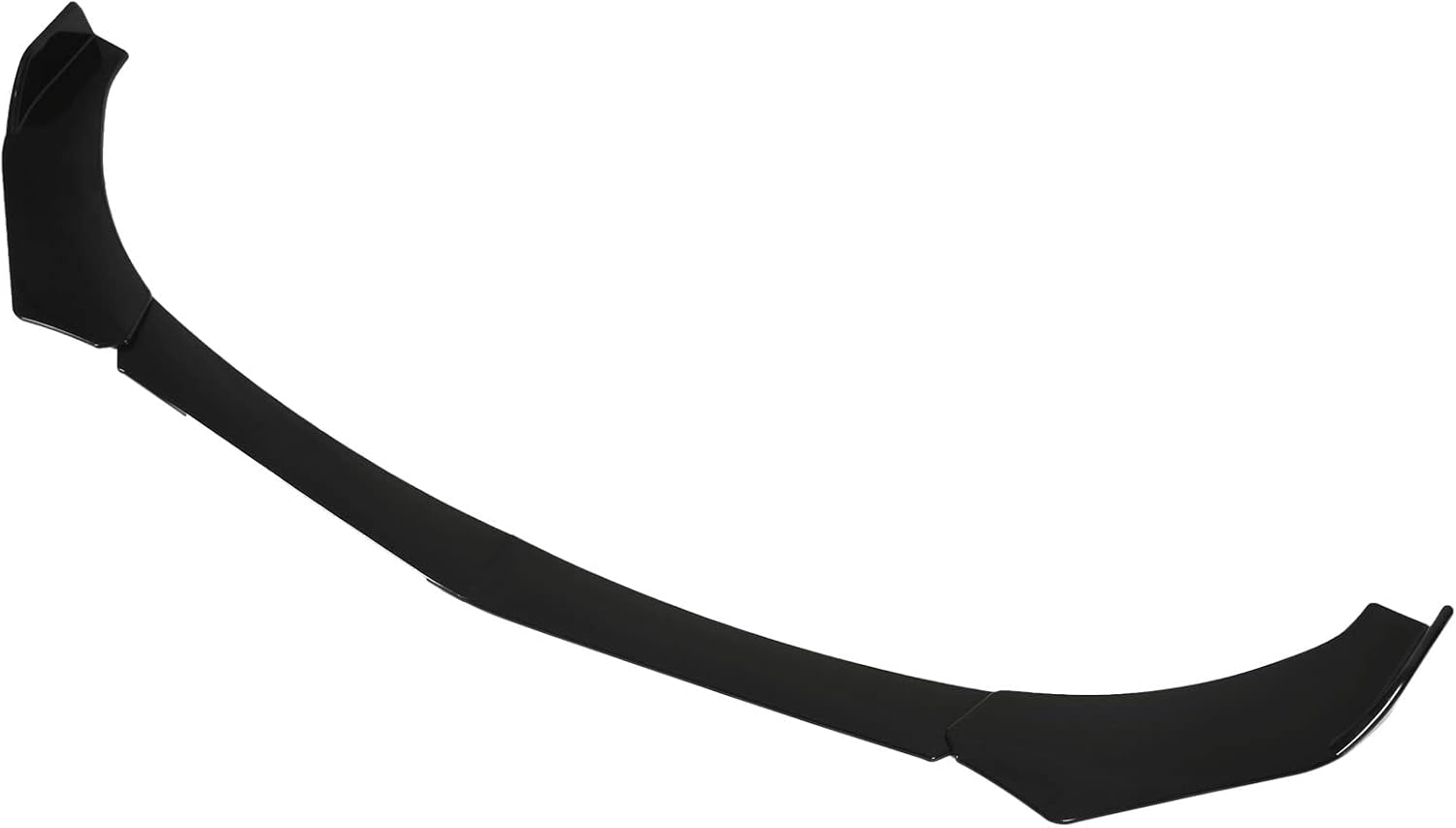 4Pcs Universal Front Bumper Chin Spoiler Glossy Aerodynamic Lip for Most Cars