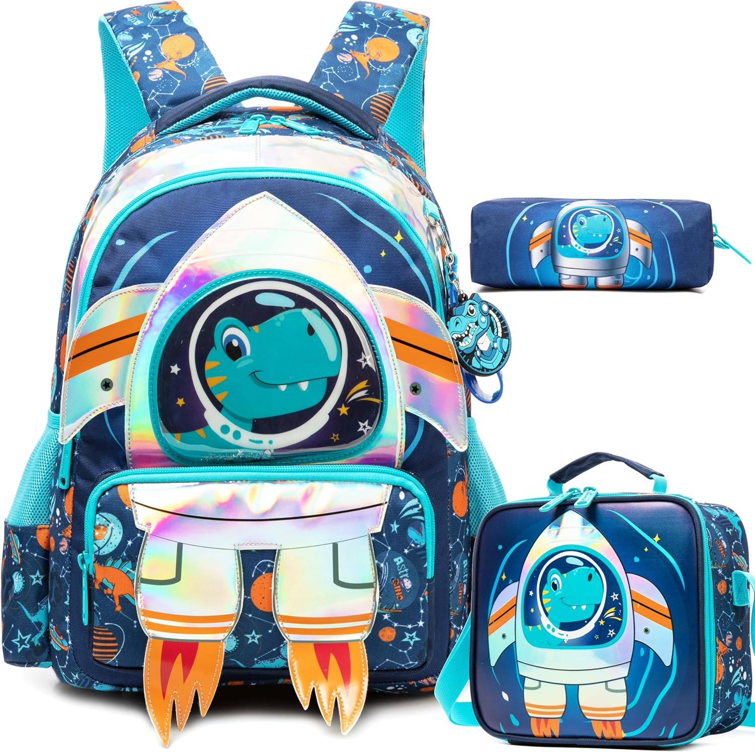 Meetbelify Kids School Backpacks for Girls Boys Backpack with Lunch Bag for Elmentary Students