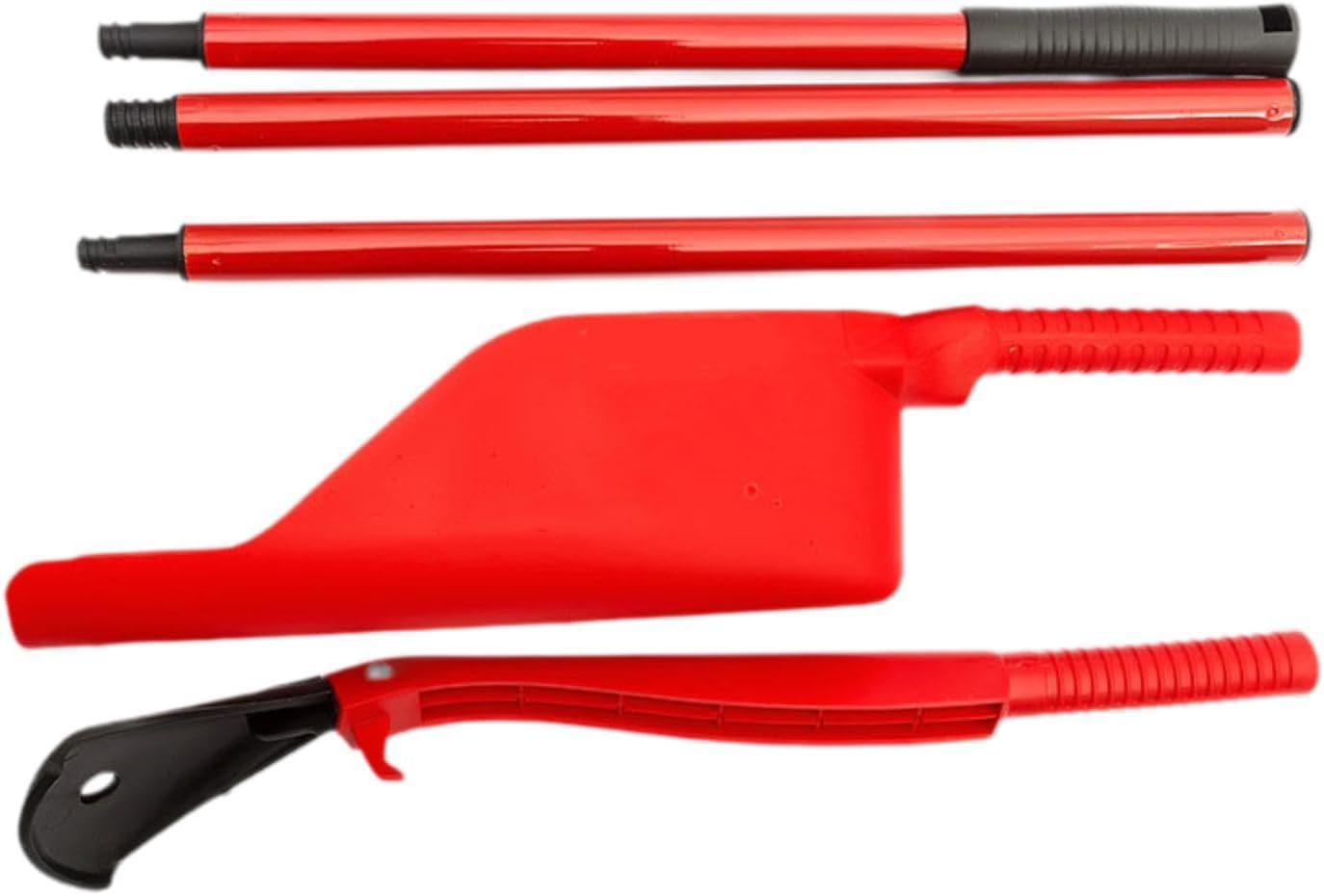 Eigell Eaves Drain Cleaner Leaf Cleaning Tools 5 Piece Set Reusable Removable Portable Stable Telescopic Gutter Cleaning Tool image number 3