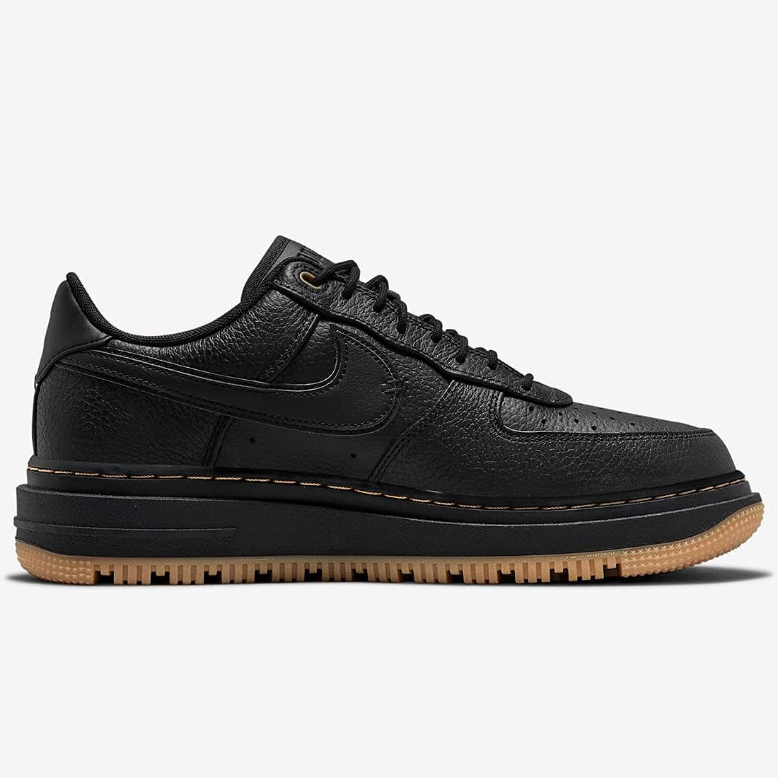 Nike DB4109-001 Lux Air Force 1 LUX Black/Back Tan/Gum Yellow/Black image number 3