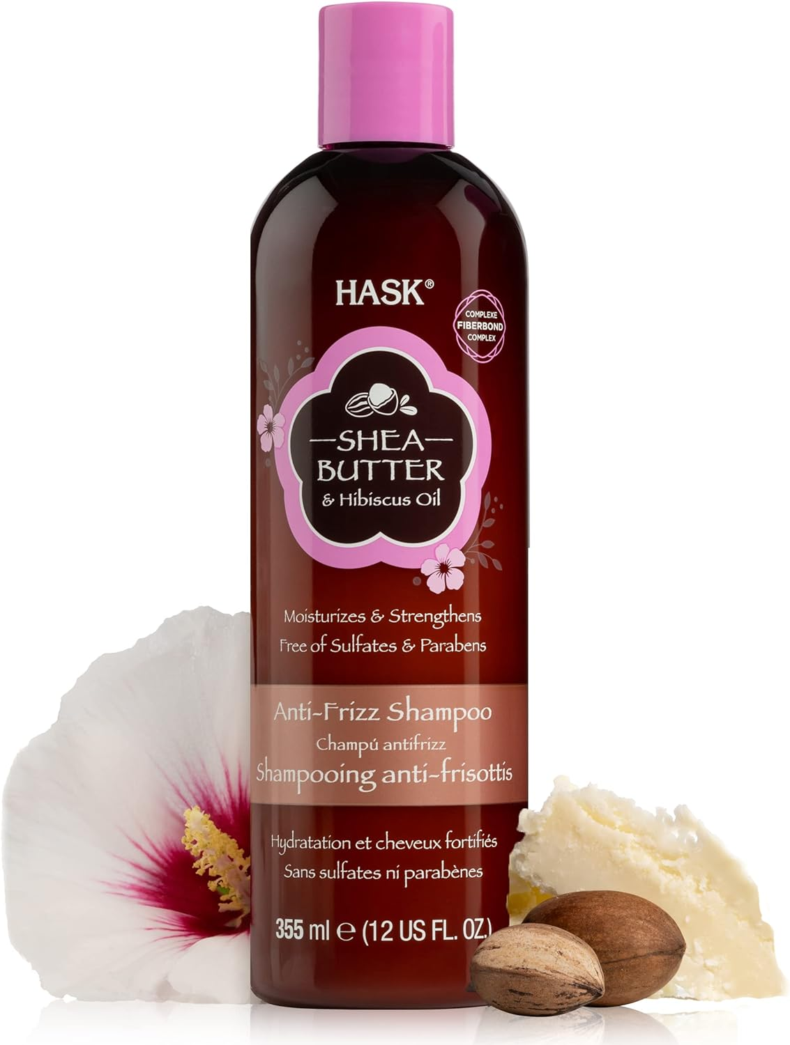 HASK Curl Care Shampoo Curl Enhancing, Colour Safe, Gluten-Free, Sulfate-Free, Paraben-Free - 1 355 Ml Bottle image number 4