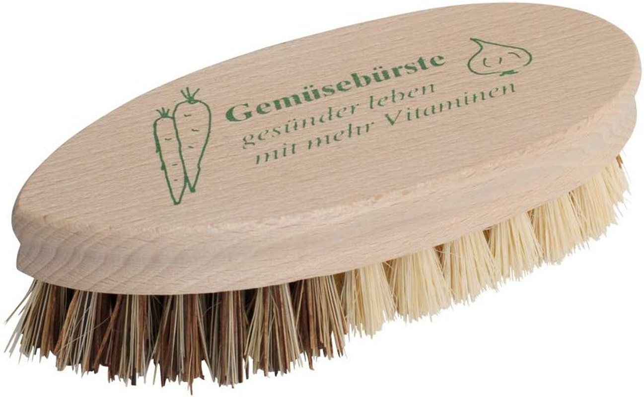 Vegetable Cleaning Brush, Kitchen Brush, Fibre and Beech Union Brushes, No Peeling Fruit and Vegetables