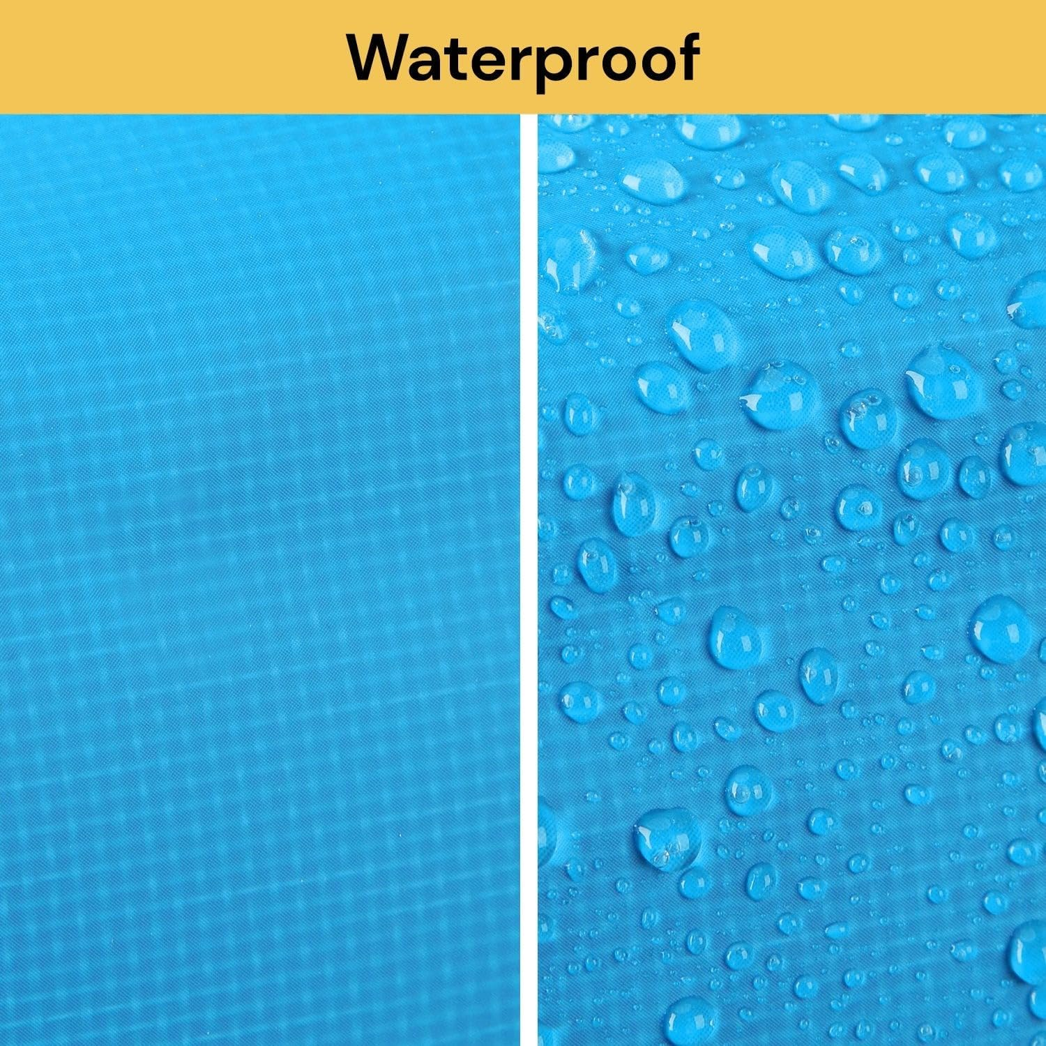 EZONEDEAL 10L Outdoor Swimming Waterproof Bag Camping Rafting Storage Dry Bag for Kayaking/Swimming/Hiking/Fishing/Beach with Adjustable Strap Hook, Moisture-Proof Storage Quarantine Bag (Yellow, 10L) image number 2