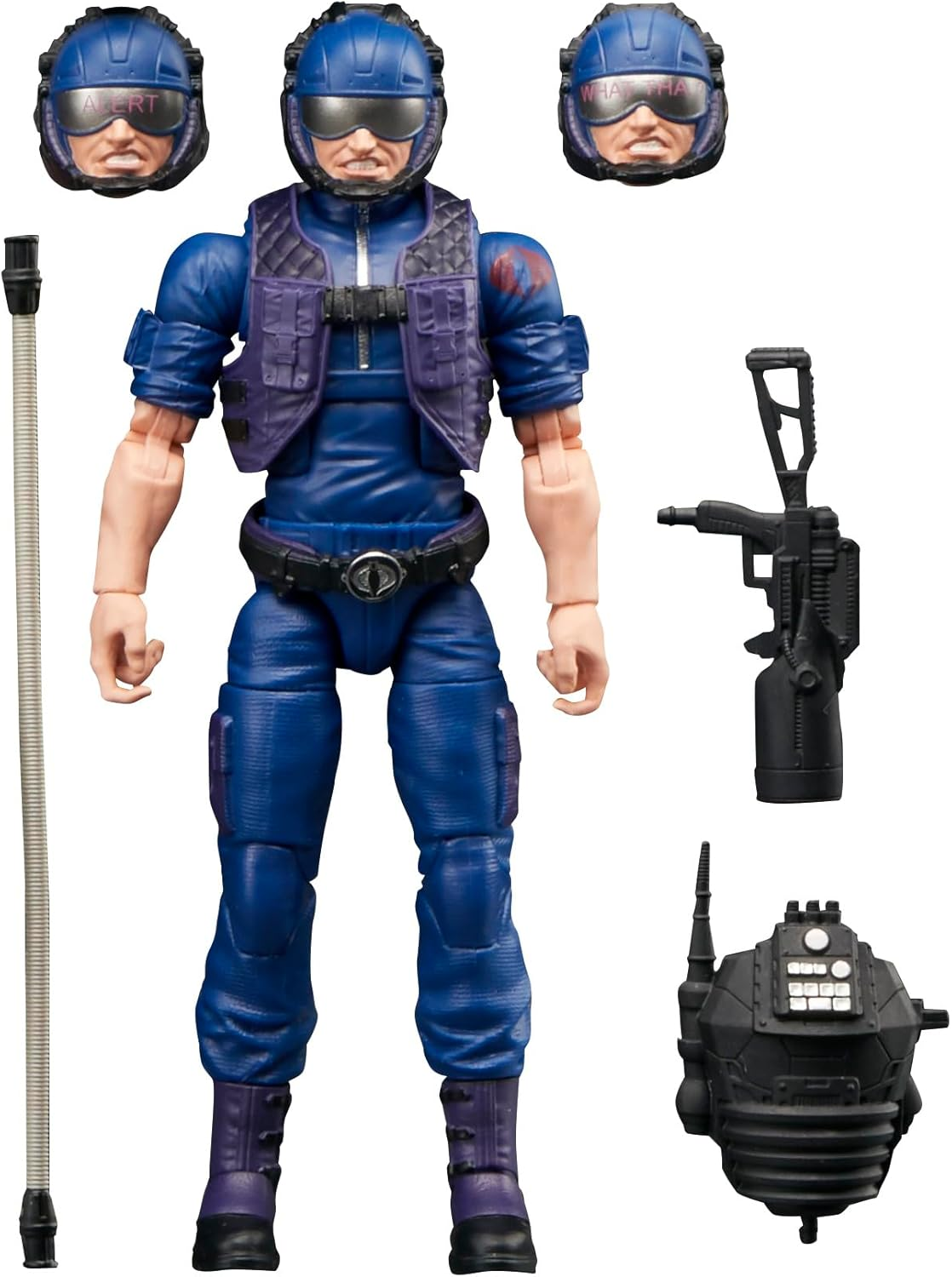 G.I. Joe Classified Series Retro Cardback Tele-Viper, Collectible 6 Inch Action Figure with 6 Accessories image number 4