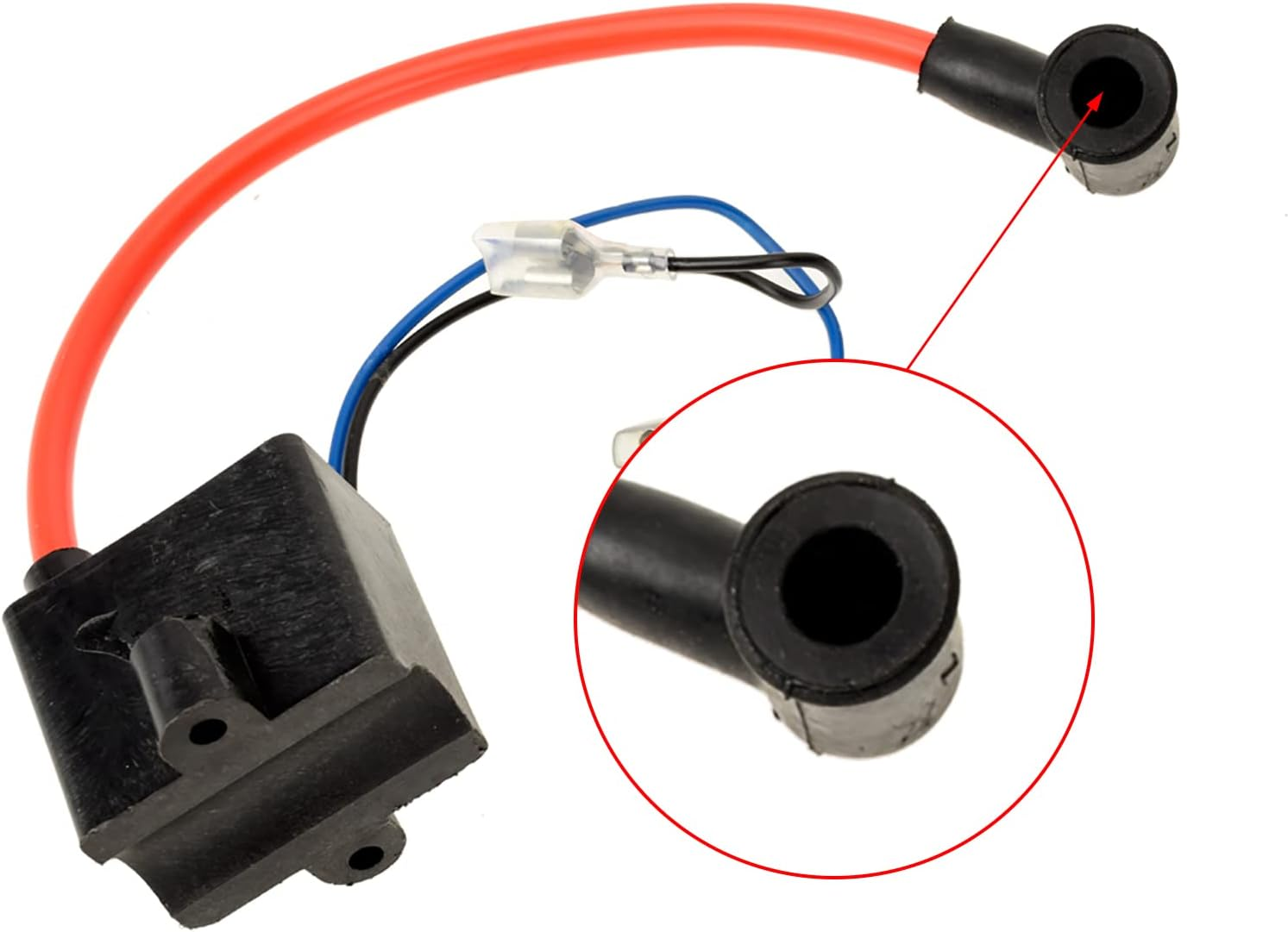 YOXUFA Performance CDI Ignition Magneto Coil Spark Plug Kit for 49Cc 50Cc 66Cc 80Cc 100Cc 2-Stroke PK80 BT80 YD100 Engine Gas Motorized Bike Bicycle Parts (Yo-Ic01-80Cc) image number 6