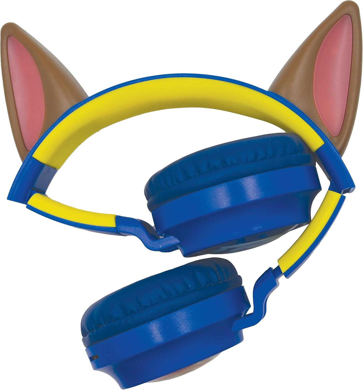 LEXIBOOK, Paw Patrol, Wireless and Wired 2-In-1 Headset with Chase Ears, Sound Limited to 85 Db, Light Effects, Foldable, Adjustable, Rechargeable, HPBT015PALXB