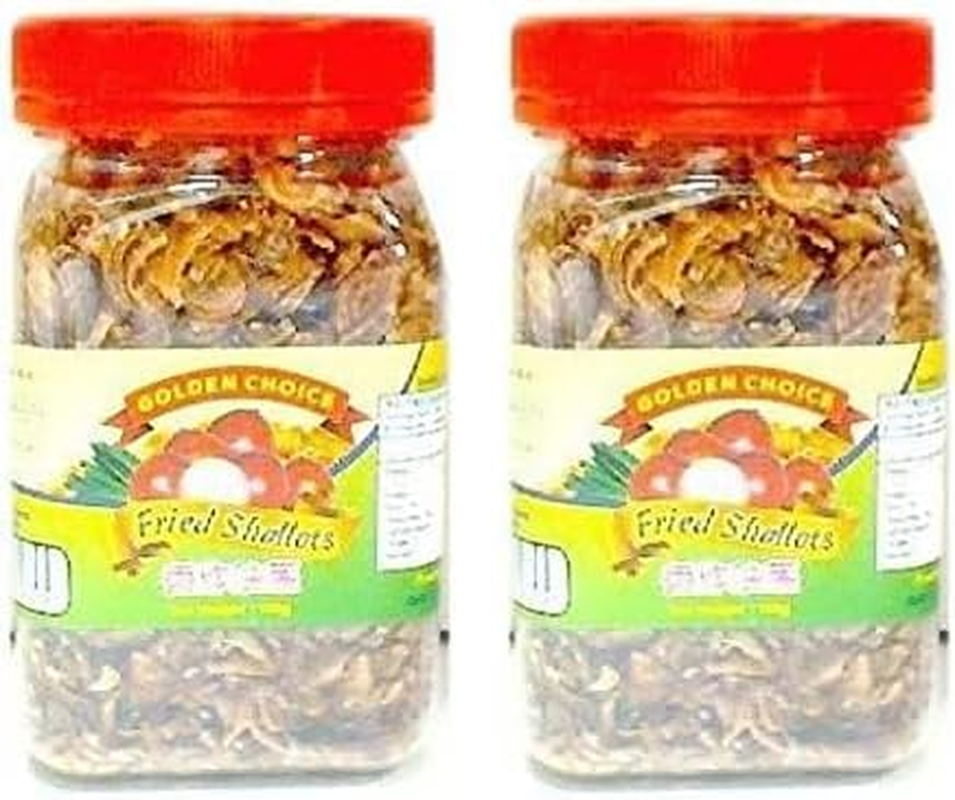Golden Choice Fried Shallots | Crispy Asian Topping & Cooking Garnish | Made from 100% Fresh Shallots | Perfect for Salads, Soups, Sandwiches & Side Dishes | Pantry Essential | 100G Pack image number 2