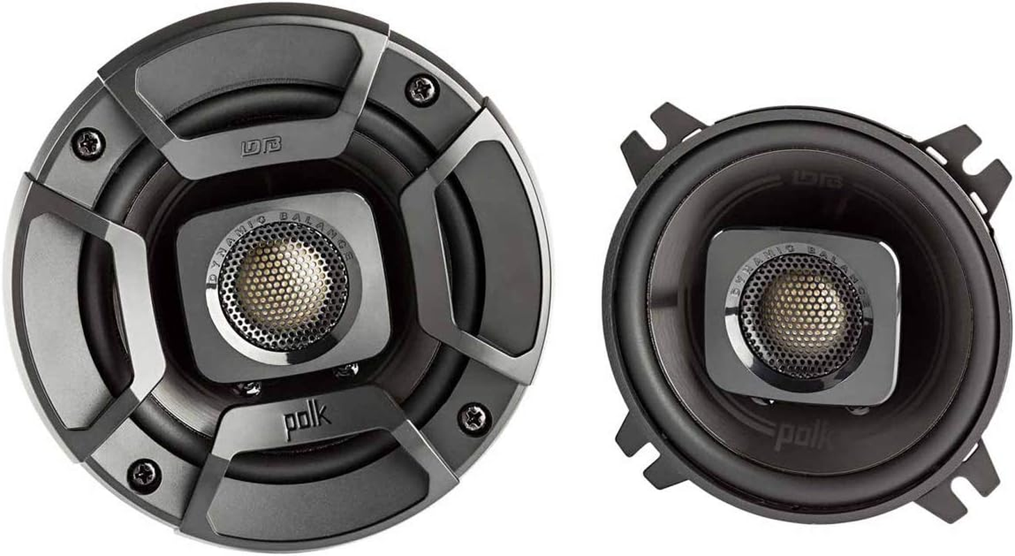 Polk Audio DB402 DB+ Series 4" Coaxial Speakers with Marine Certification, Black image number 2