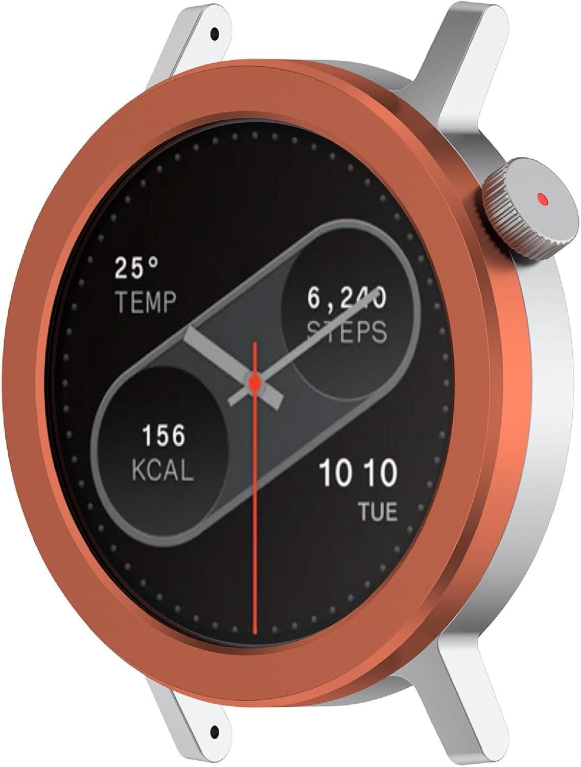 GIOPUEY Bezel Ring Compatible with Nothing CMF Watch Pro 2, Bezel Styling Ring Protective Cover, Aluminum Alloy Metal Protective Watch Ring - Zb-Orange image number 4