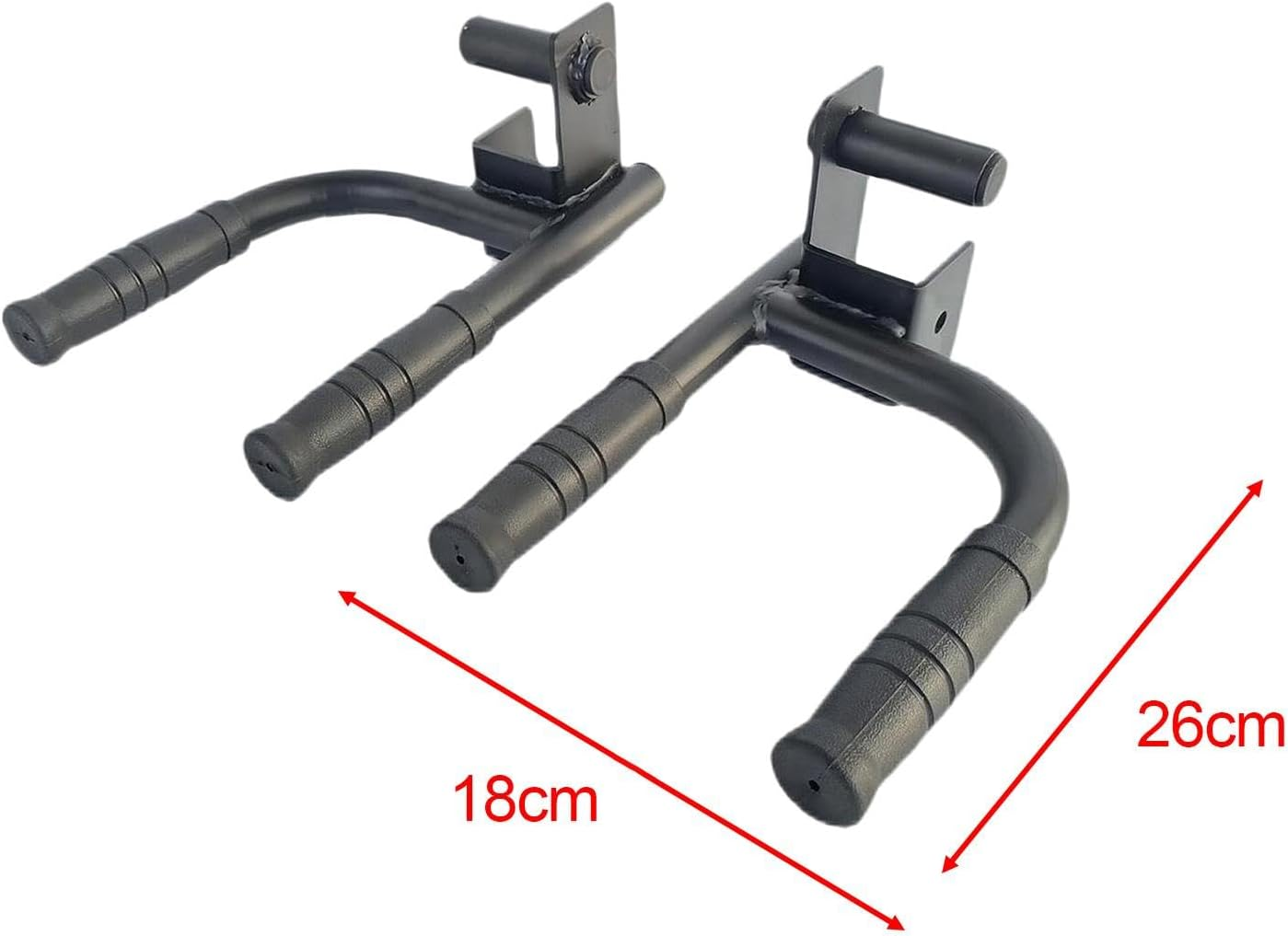 QSTDGVPW Pack of 2 Dip Bar Attachments, Multiple Handles, Strength Training, Push Exerce, Chest and Triceps Workout, Dip Handles, Handles, Pull-, Wide Margin image number 4