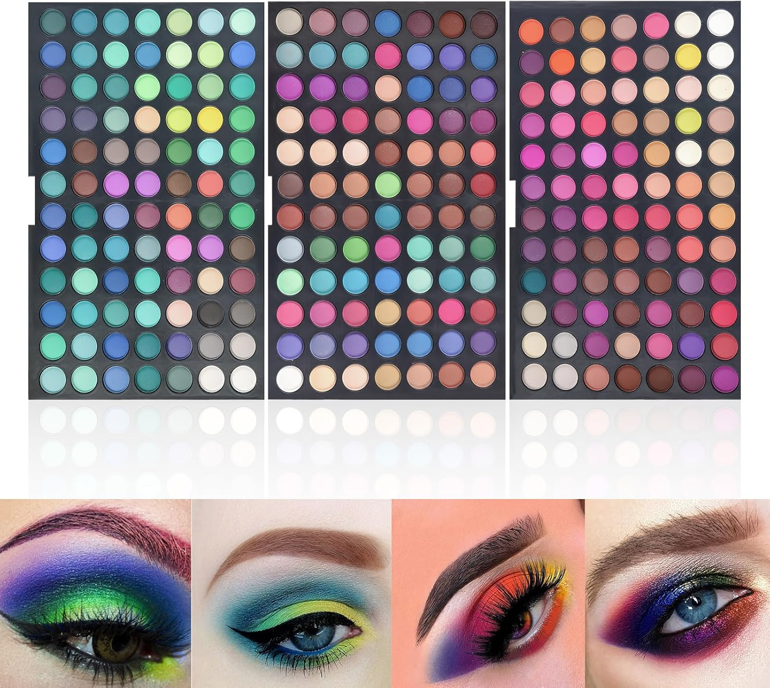 Pure Vie Professional 252 Colors Eyeshadow Palette Makeup Contouring Kit - Ideal for Professional as Well as Personal Use image number 3