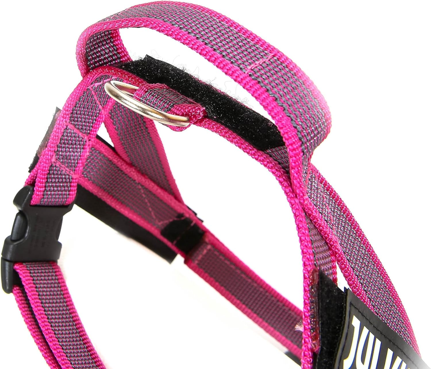 Julius-K9 IDC Color & Gray Belt Harness for Dogs, Size: Mini-Mini, Pink-Gray image number 3
