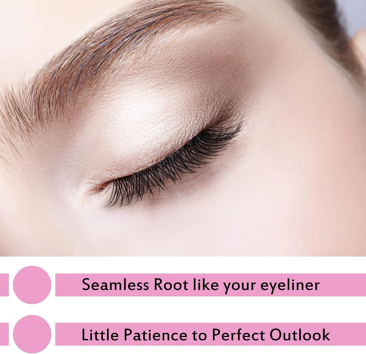 PRO LASHBEAUTY Cluster Lash 72 Pcs Lash Clusters DIY Eyelash Extension, Natural Super Thin Band Reusable Soft & Comfortable (Natural, D-16Mm)