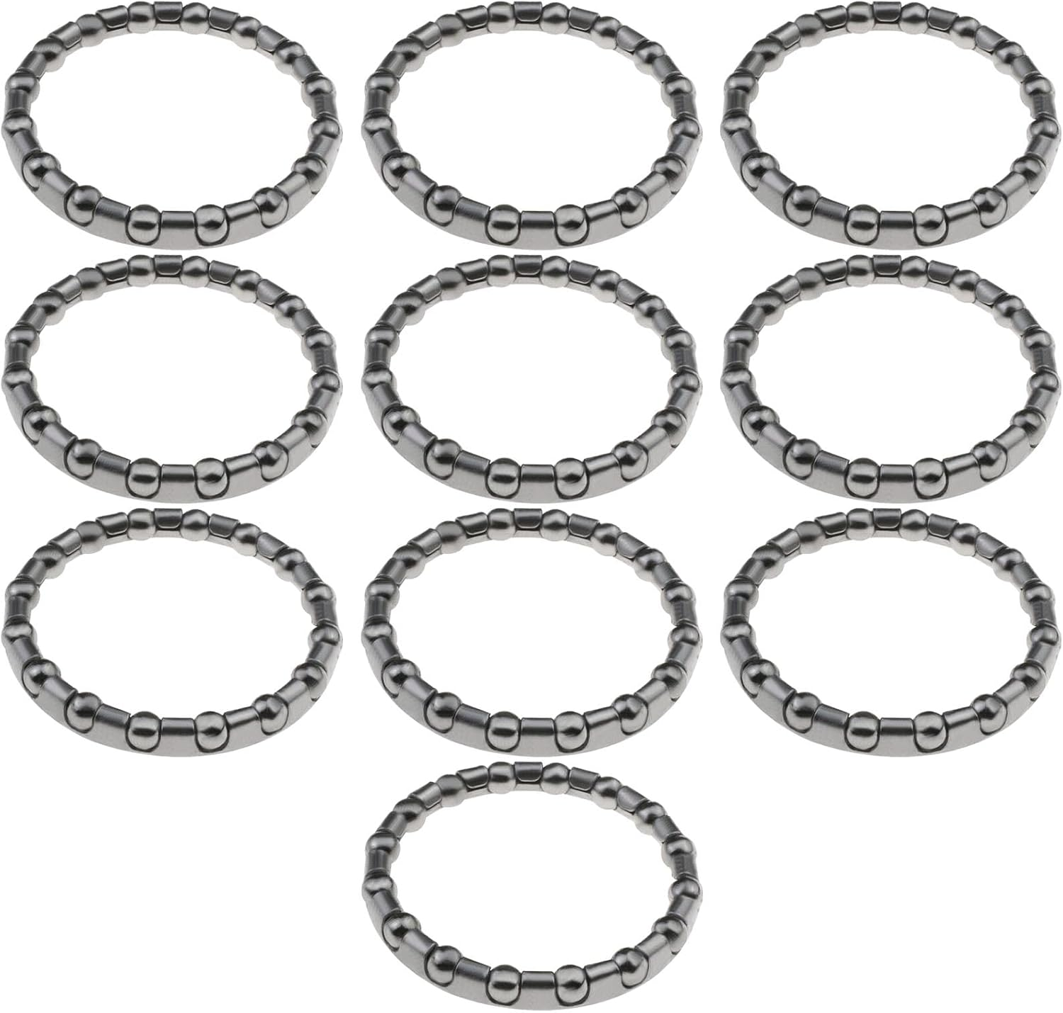SING F LTD 10Pcs Bicycle Ball Bearing 1 1/8 Cycling Headset Bearing with 16 Balls Steering Bearings for MTB Bike Road Bike Crank Bottom Bracket Replacement Parts image number 5
