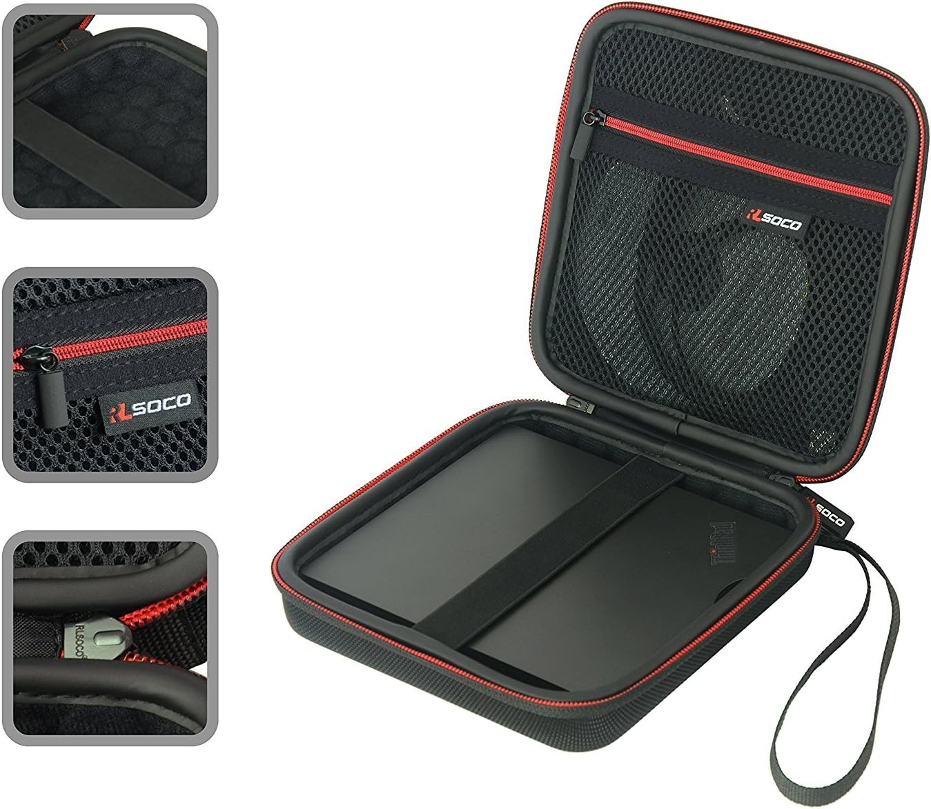 RLSOCO External USB CD/DVD Drive Burner Writer Player Case for Verbatim 43888/Dell DW316,LG Gp60Nb50/Electronics 8X,Hitachi LG GP96Y/GP60,ASUS Zendrive V1M,Verbatim,Buffalo DVSM-PLV8U2-BK (Case Only) image number 1