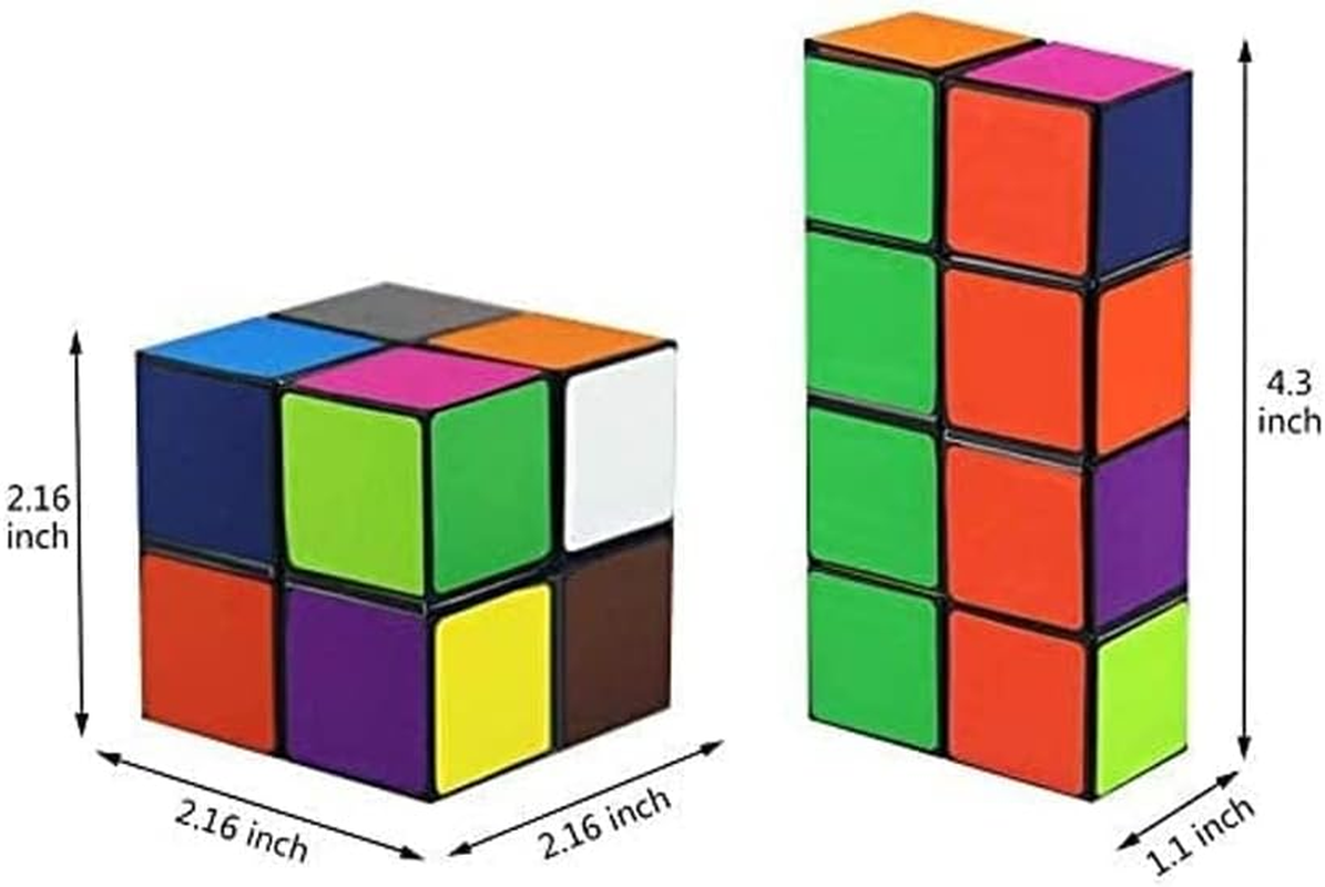 Star Cube Magic Cube 2 in 1 Set, Classic Yoshimoto Cube Infinity Magic 3D Puzzle Cubes, 6 Shapes Brain Development Puzzle Games for Children and Adults image number 3