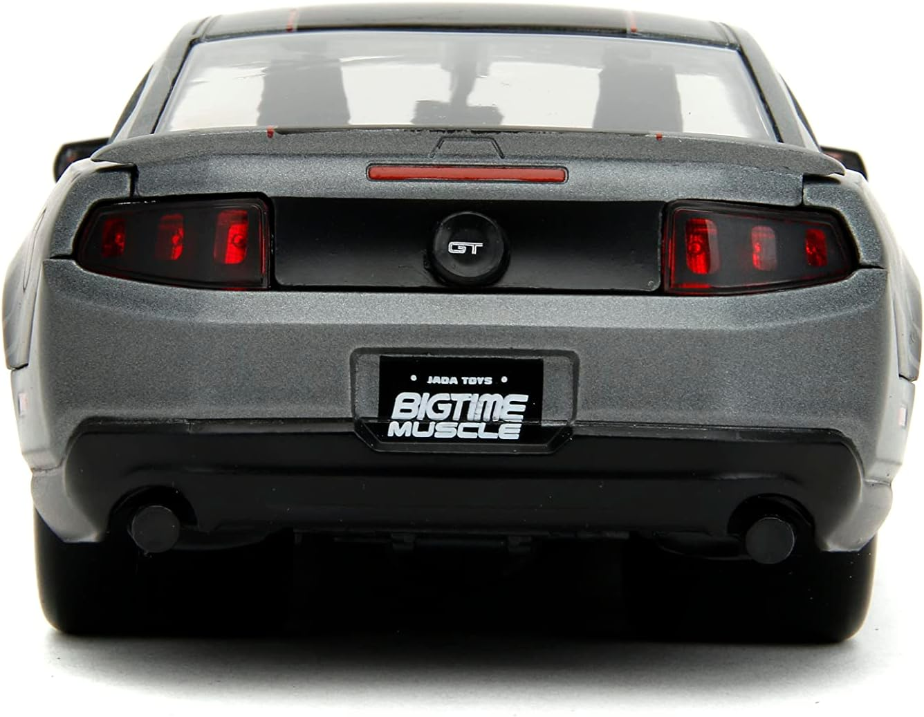 Big Time Muscle 1:24 2010 Ford Mustang GT Die-Cast Car, Toys for Kids and Adults(Charcoal Grey) image number 2