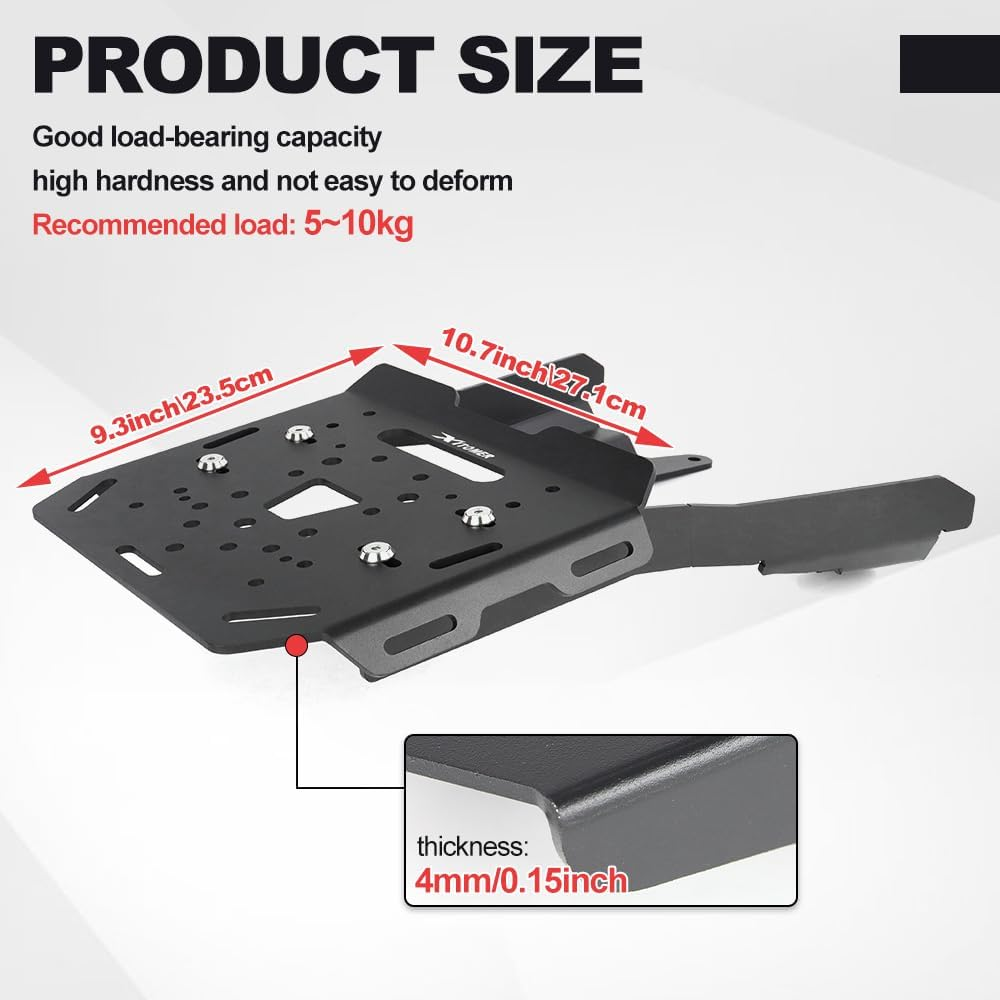 Xitomer Rear Cargo Rack Compatible with CB125F 2021-2025 Aluminum Luggage Rack image number 3