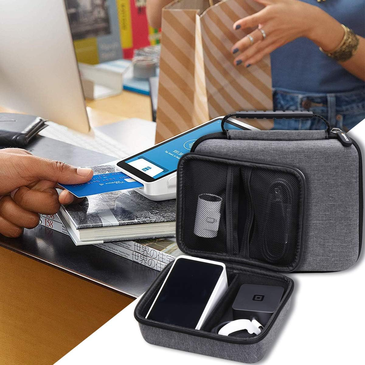 Aproca Portable Hard Storage Case, for Square Terminal and Accessories image number 2