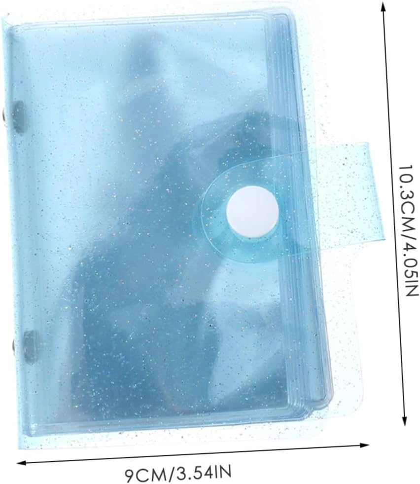 PRETYZOOM 3Pcs Mini Photo Album Book Card Binder for Postcards Diy Home Picture Holder Unique Photo Album for Collections image number 6