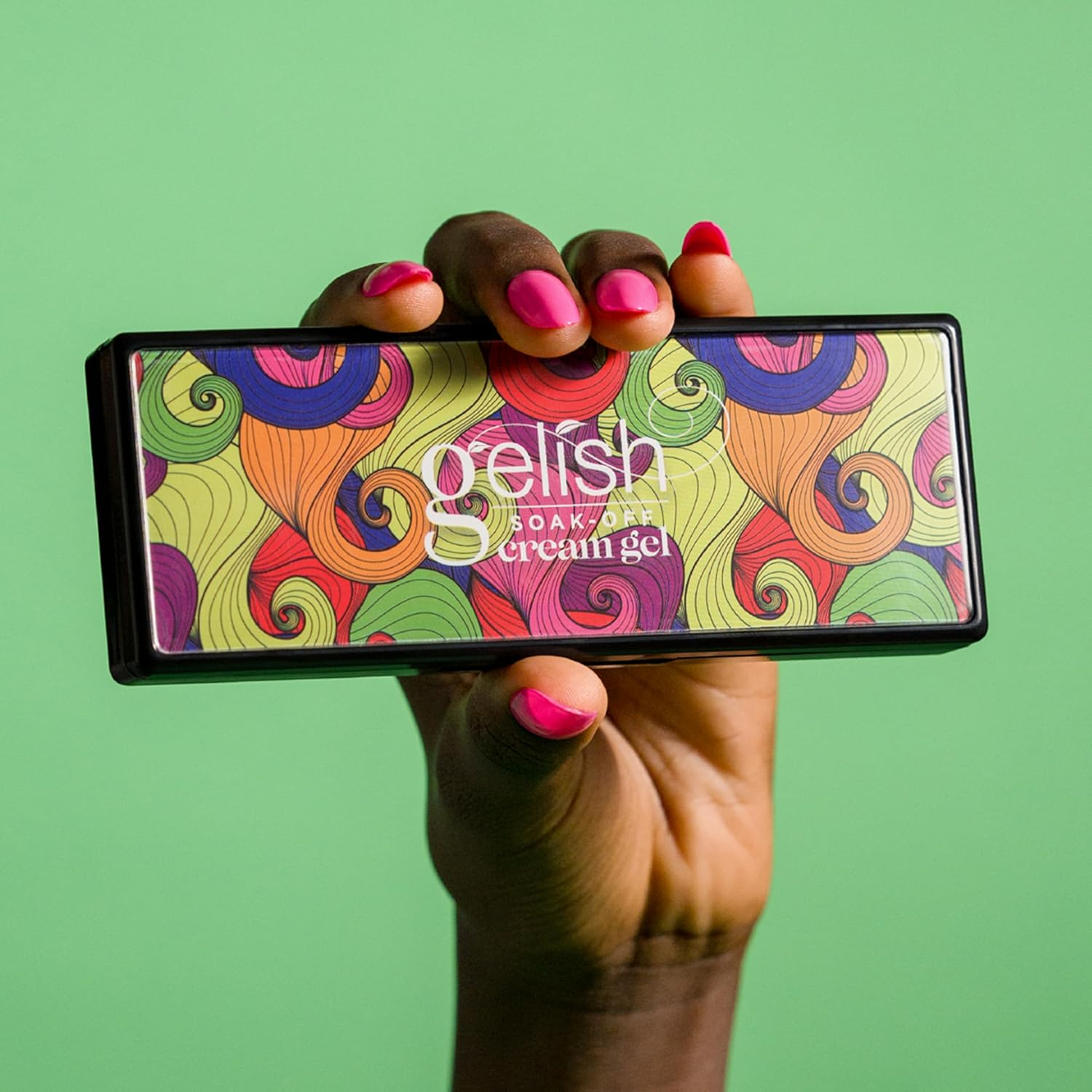 Gelish Cream Solid Nail Gel Polish Neon & on & on 6Pc Palette image number 5