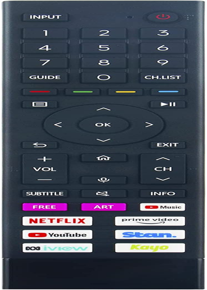 ERF3G80H Replacement Voice Remote Fit for Hisense Android Smart TV U7G Series TV 55U7G 65U7G 75U7G 85U7G A7G Series TV 43A7G 50A7G 55A7G 65A7G 75A7G 85A7G 55U7HAU 65U7HAU 75U7HAU 85U7HAU 98U7HAU image number 3