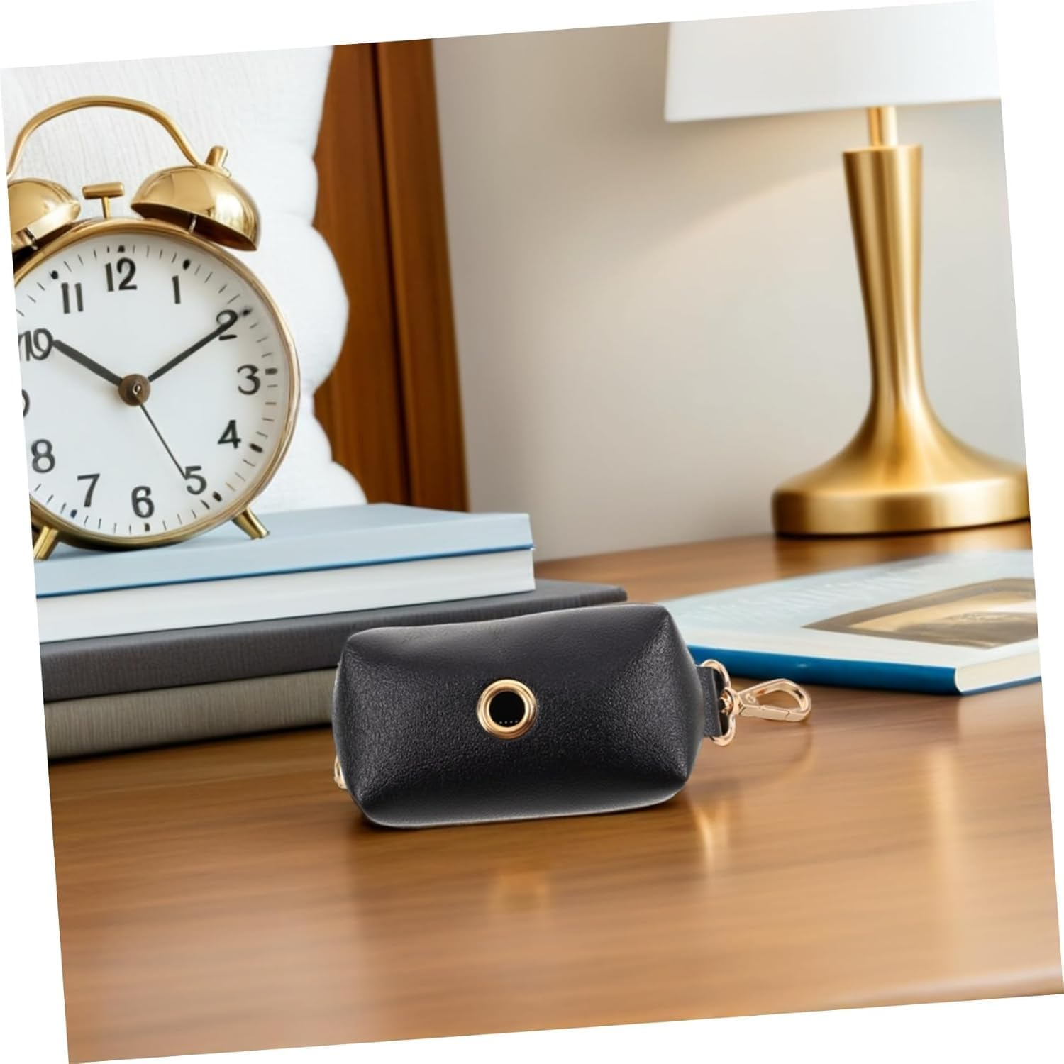 Fokmuaex 2PCS Dog Poop Bag Holder - Waste Bag Dispenser Pouch with Clip for Walking, Travel & Outdoor Use, Convenient Pet Cleanup Accessory