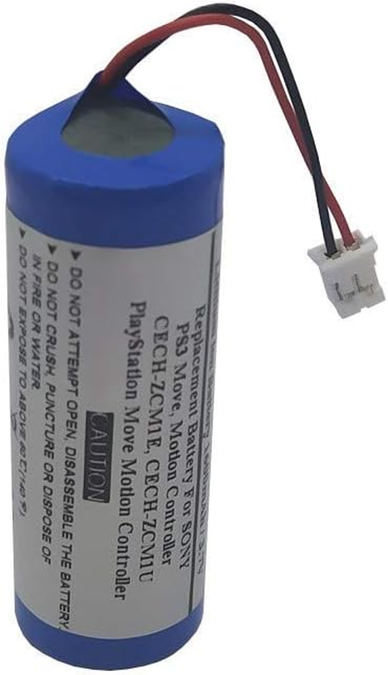 3.7V 1600Mah Replacement Battery for Son Y PS3 Move, CECH-ZCM1E, CECH-ZCM1U, Motion Controller, Playstation Move Motion Controller, Battery Part Number: LIP1450, LIS1441, 4-168-108-01, 4-195-094-02 image number 2