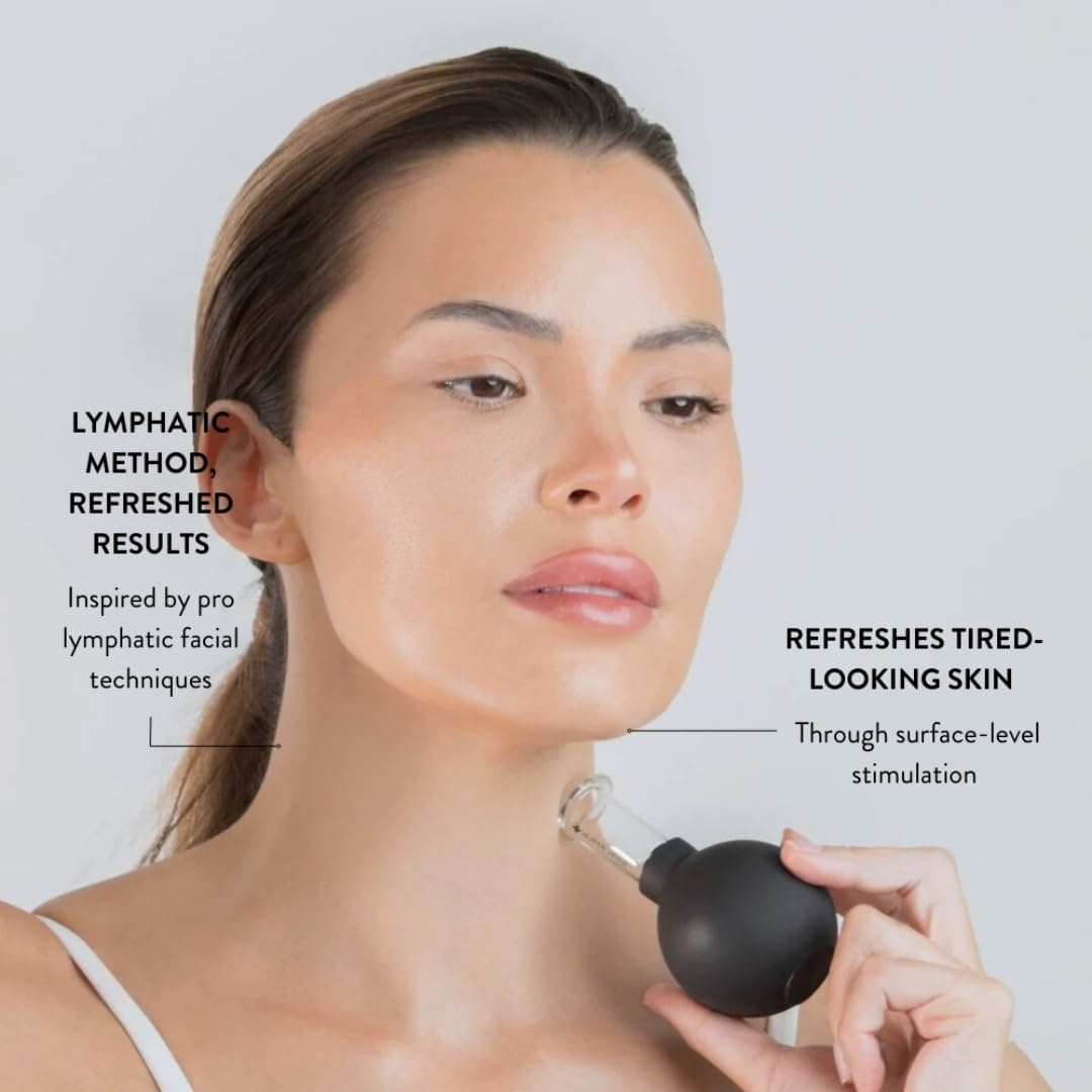 Nurse Jamie Uplift-N-Glow Facial Cupping Tool &ndash; Silicone & Glass Cups for Facial Drainage, Product Absorption & Skin Revitalization image number 1