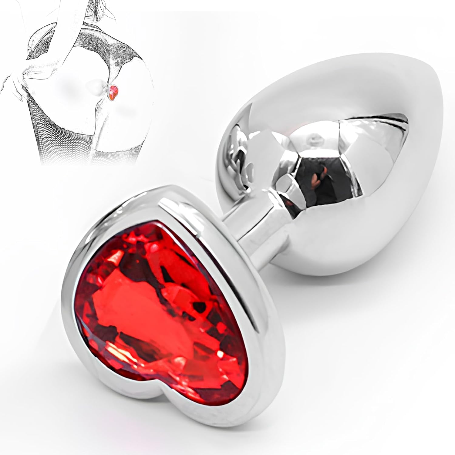 Portable Jewel Plug Adult Butt Toy Relaxing Anales Tool for Women Men Sunglasses image number 5