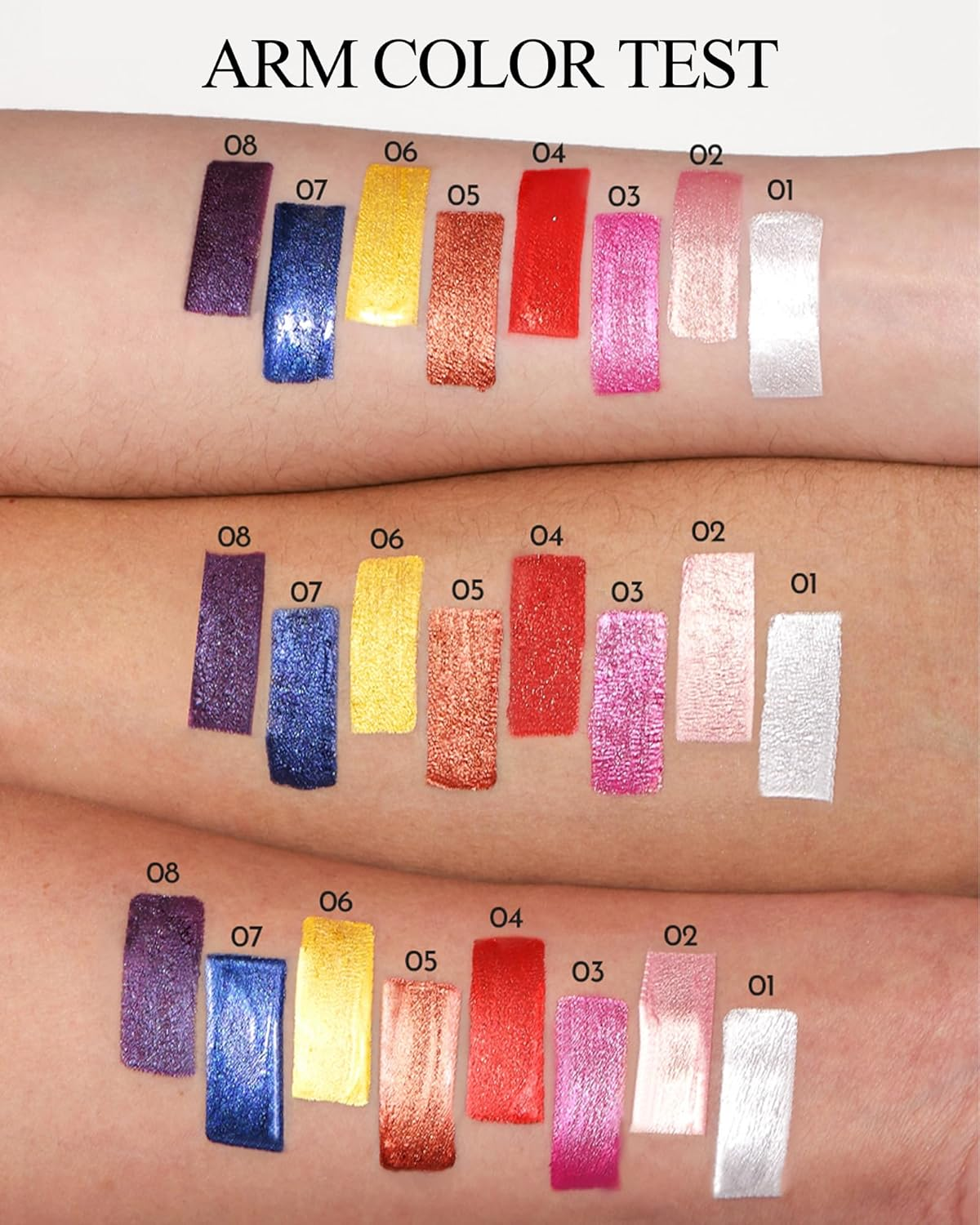 Glitter Lip Gloss Gold Brown, Metallic Shimmer Liquid Lipstick 24 Hours Hold, Waterproof Non-Stick Cup Diamond Glitter Lip Gloss, Highly Pigmented Sparkly Glossy Lipstick Makeup for Women 05 image number 6