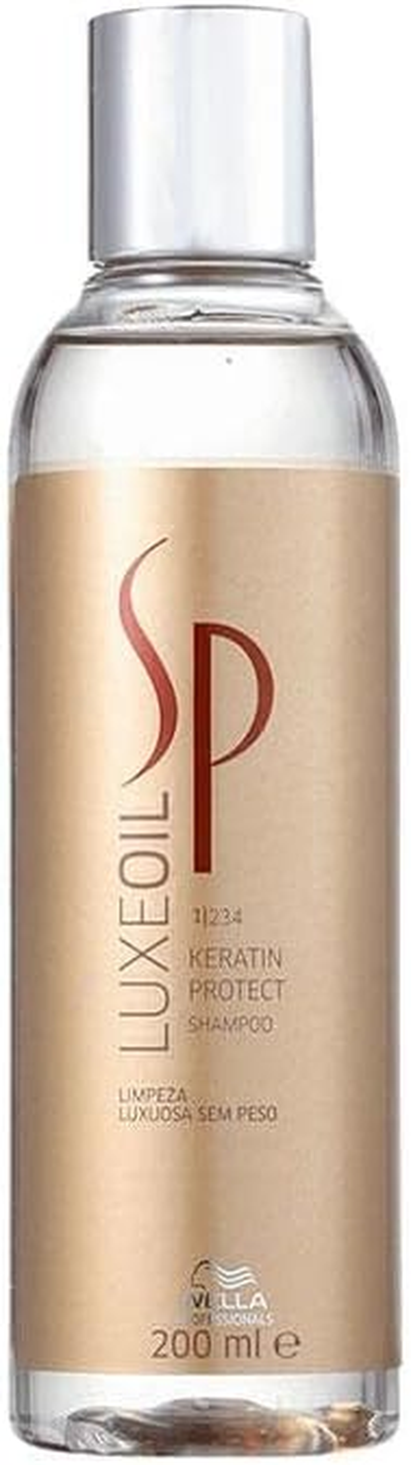 Wella System Professional - Shampoo Luxe Oil Keratine Protect - Line SP Luxe Oil Collection - 200 Ml