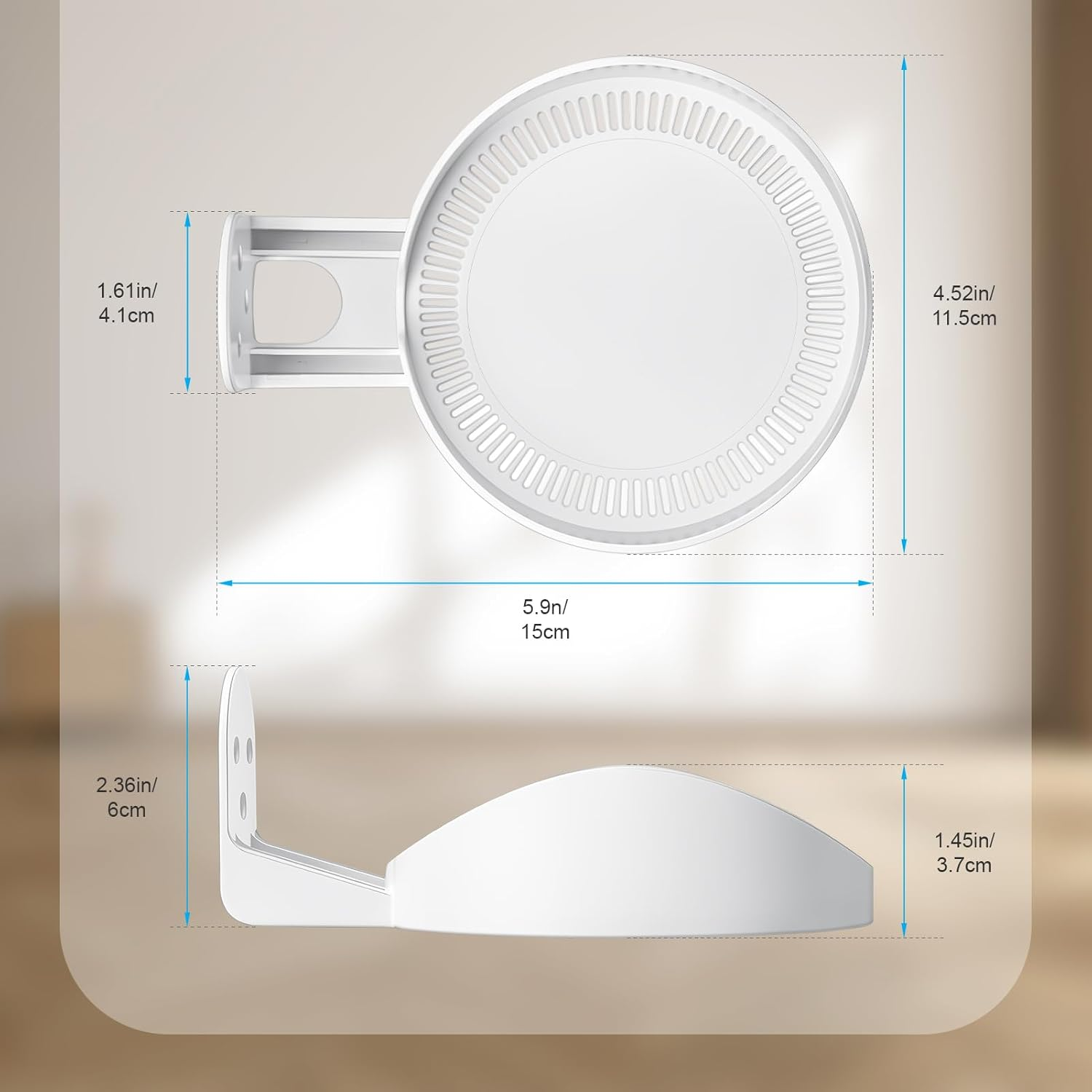 Wall Mount Bracket for Tp-Link Deco AX3000/X20/X55/X60/X4300 Pro/X5000/X5400 Pro/W3600/W4500/W6000 (3-Pack) image number 4