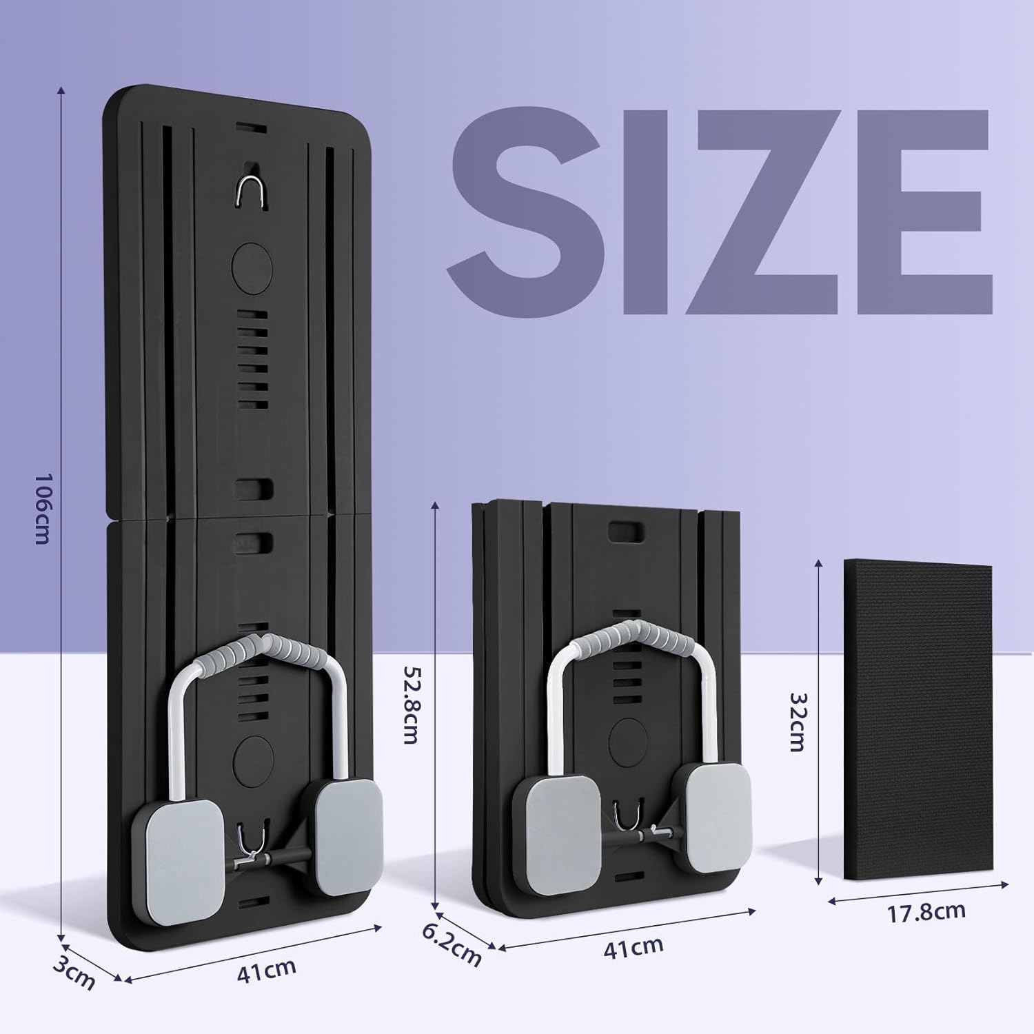 GENKI Pilates Board - Pilates Reformer Set, Portable and Foldable Pilates Board for Home Workout, Reformer Abdominal Ab Core Trainer Machine for Women, Pilates Reformer Machine for Home Exercise image number 2