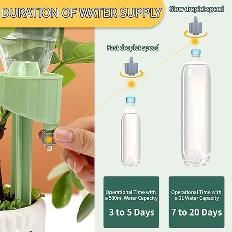 Self Watering Spikes for Plants 12 Pack, Auto Plant Watering Devices with Adjustable Valve Switch, Insert Automatic Watering System for House Plants, Garden Plants, Office Plants image number 5