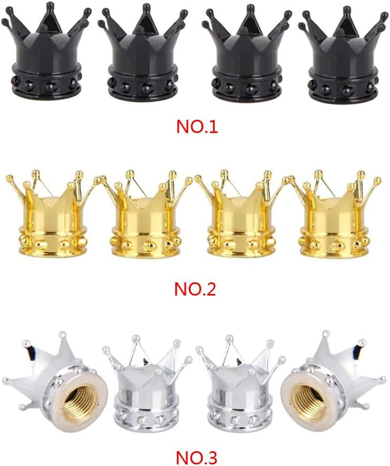 SUIOPPYUW 4 Pieces Car Wheel Tire Air Valve Stem Cap Truck Exterior Tyre Dust Cover Leak-Proof Replacement Vehicle Spare image number 2