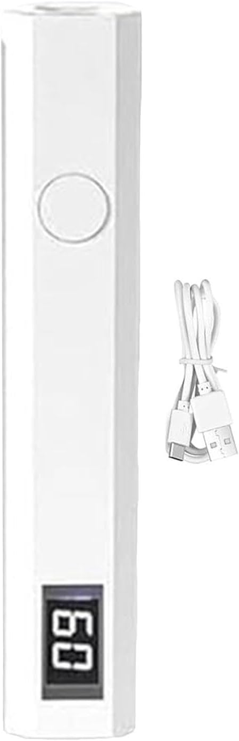 Nail Lamp - Small Nail Lamp, UV Light for Gel Nails | U V LED Hand Held Nail Lamp with Stand, Portable Nail Dryer USB Rechargeable Cordless Nail Light with 2 Timers - Blue image number 7