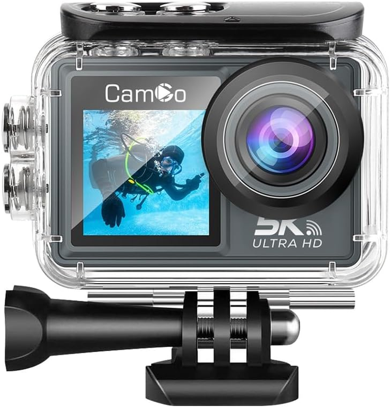 Camgo 5K 50MP Wifi Ultra HD Underwater Waterproof Camera 30M Sports Camcorder image number 3