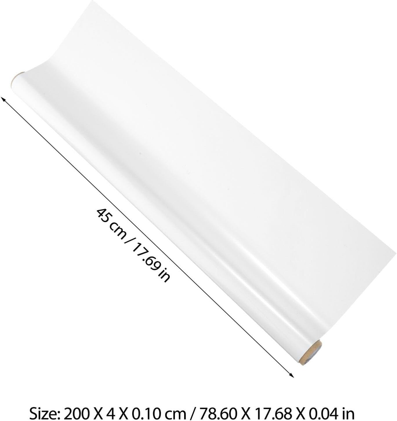 TEHAUX Sticky Dry Erase White Boards, Office Whiteboard Sticker Dry Erase Sheet Sticker Reusable Blackboard Sticker White Board Roll for Home Office Classroom