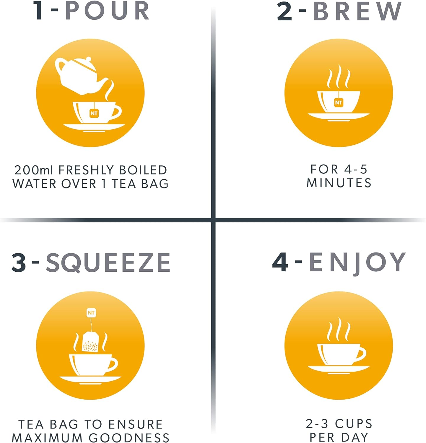 Nutra Tea - Lemongrass & Ginger Tea - 20 Tea Bags - Herbal Tea image number 1