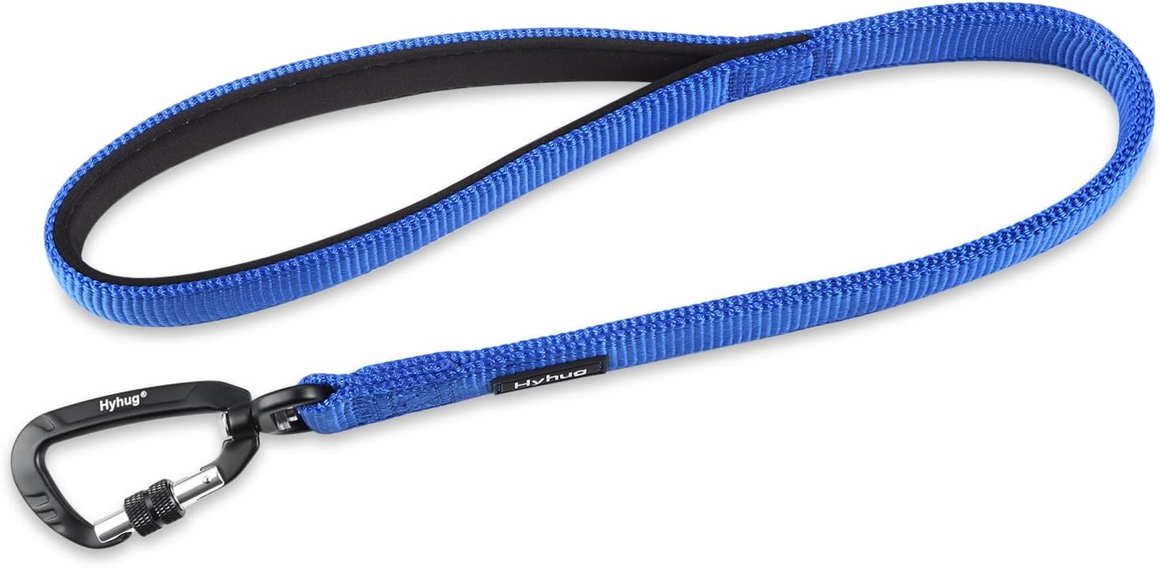 Hyhug Pets 24 Inches Heavy Duty Short Leash with Comfortable Handle and Lightweight Aviation Aluminium Clip Lead- for Large Medium Dogs Professional Training and Walking. (Dark Green)