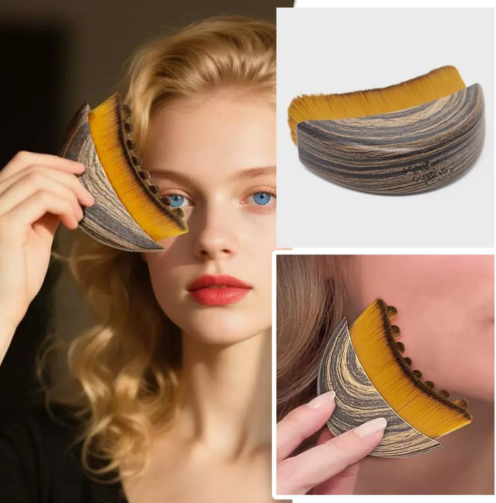 Lymphatic Contour Facial Brush,Contour Face Brush with Box,Facial Sculpting Skin Care Tool for Face,Chin and Jawline,Lymphatic Drainage Massage for the Skin Care and Relieve Fatigue image number 6