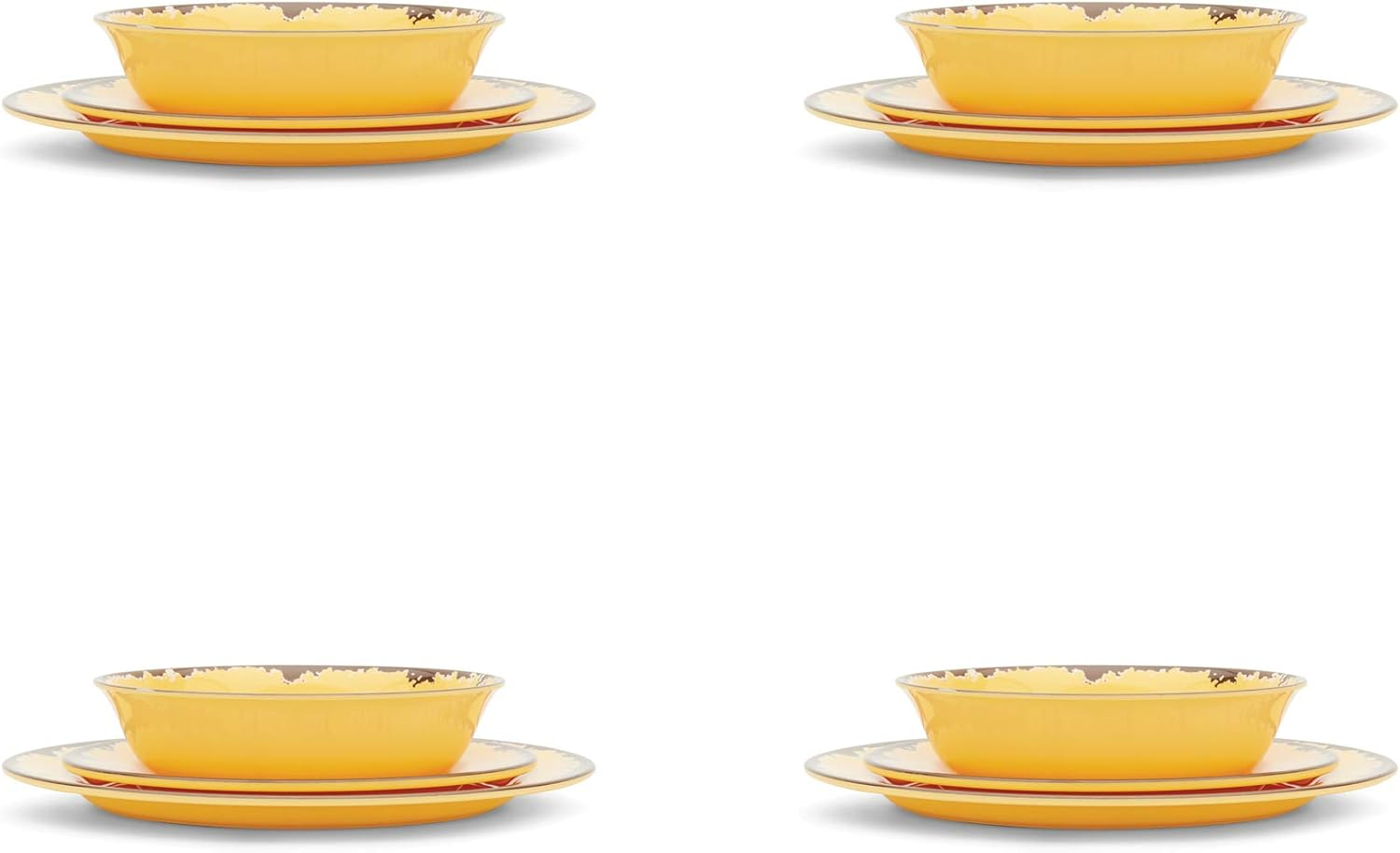 Fox Run Melamine Dinnerware Set Teal, 10"