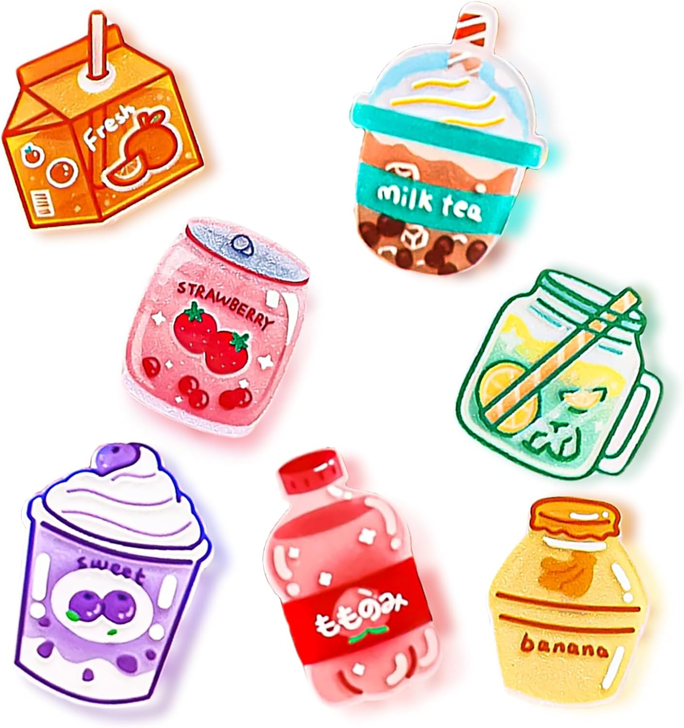 Myrtle 14-Pack Heavy Duty Fridgemagnets for Whiteboards,Lockerskitchens-Decorative Acrylicmagnetic Stickers with Vibrant(Office，Garage，Homepatternsdecor) image number 2