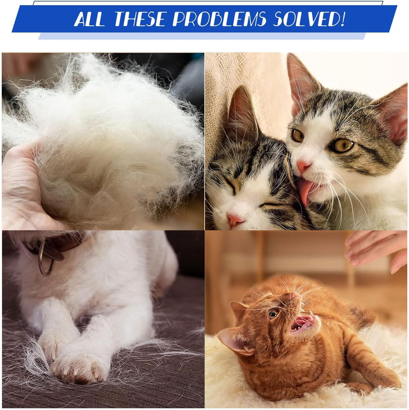 Magisel Cat Glove, 1 Pair Cat Gloves, Cat Brush Glove, Wash Glove for Cats, Cat Gloves Grooming Made of Silicone, Fur Glove for Cats, Grooming Glove for Pets image number 4