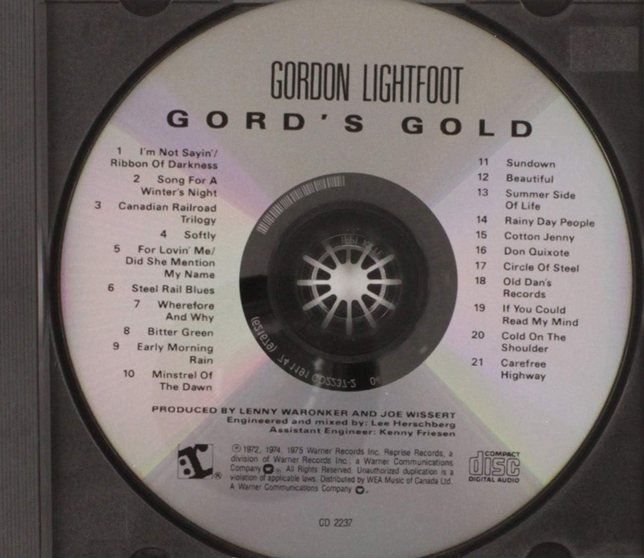 Gord'S Gold (Greatest Hits) image number 2