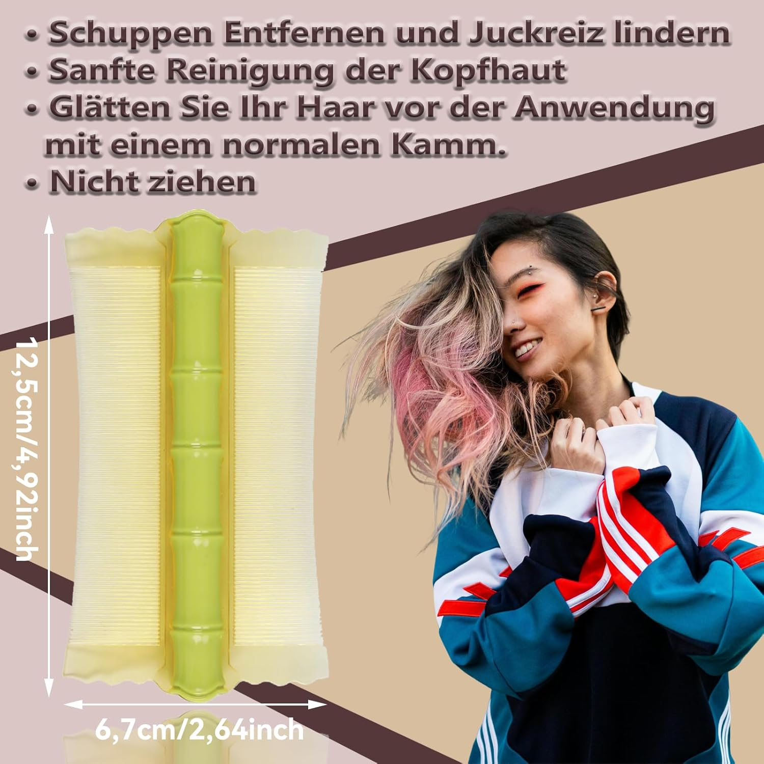 Whaleo 2 Pieces Lice and Nits Comb Lice Comb Lice Comb Hair Comb Narrow Teeth Eliminates Lice and Nits Durable and Easy to Clean image number 5