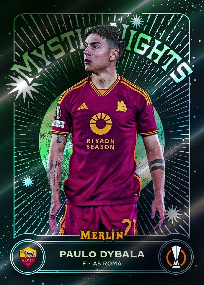 Topps 2023/24 UCC Merlin - Value Box: 28 Count Fantasy Soccer Trading Card