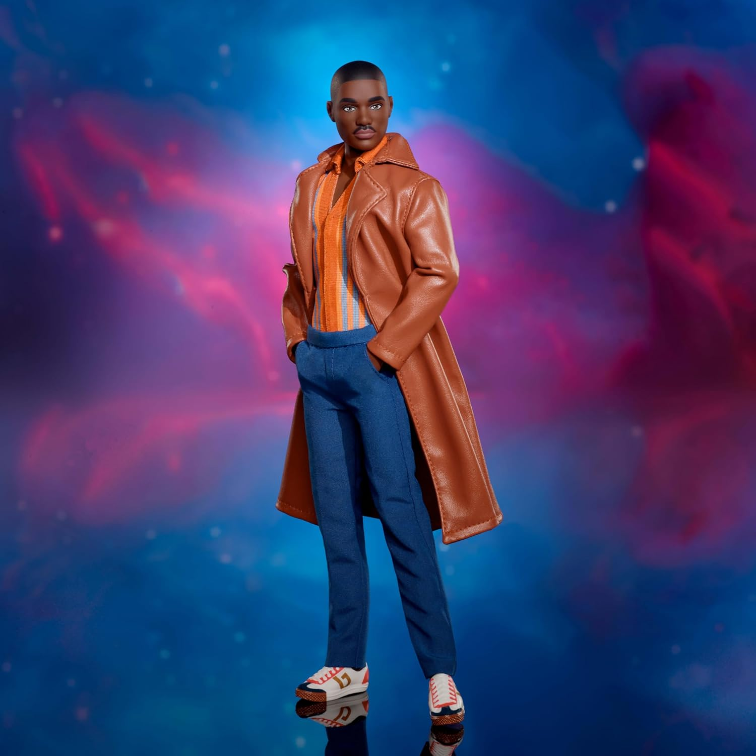 Barbie the Fifteenth Doctor Barbie Doll, Dr. Who Collectible Inspired by the Series&rsquo; 14Th Season with Doll Stand & Certificate of Authenticity image number 2