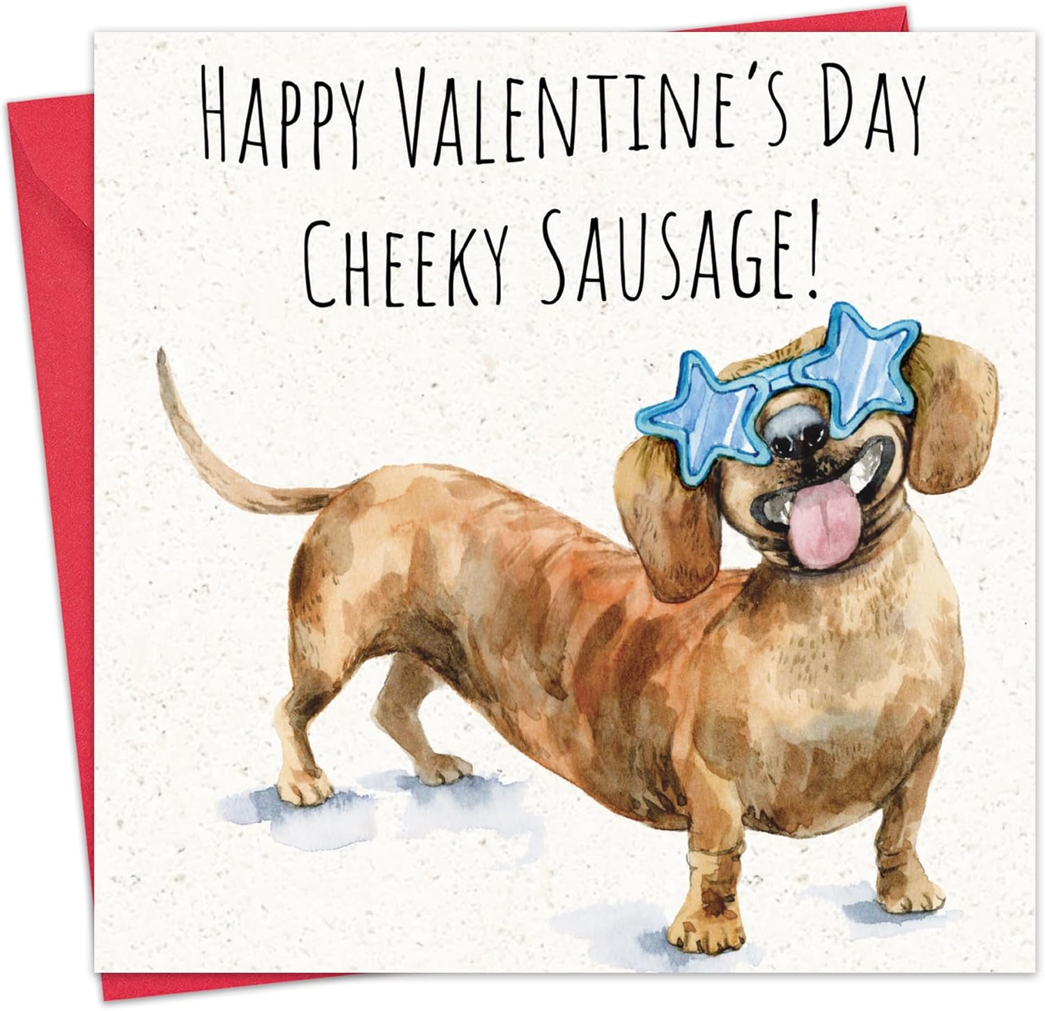 Twizler Funny Valentine'S Day Card with Cheeky Sausage Dog - Valentine Card for Husband Wife or Boyfriend Girlfriend - Valentine'S Card for Him Her or Fianc&eacute; Fianc&eacute;e Partner image number 5